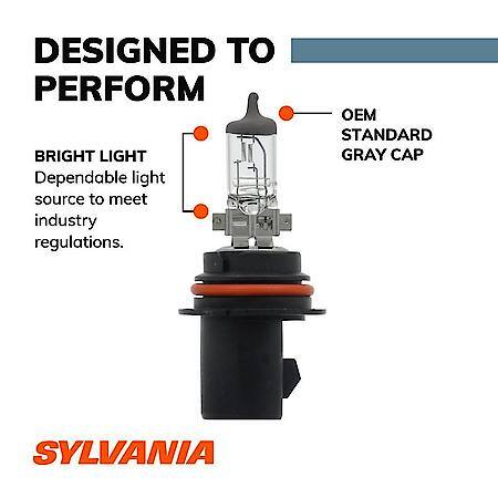 9007 Basic: Halogen Headlight Bulb, Basic Performance, 2 Pack