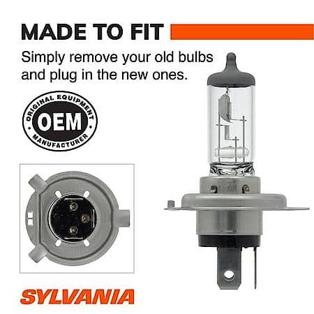 9003 Basic Halogen Headlight Bulb, Basic Performance, 2 Pack