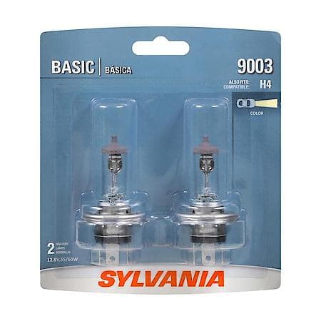 9003 Basic Halogen Headlight Bulb, Basic Performance, 2 Pack