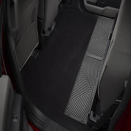 Direct-Fit, Deeply Sculpted Channel, Rubber, 2 Piece, Fits Under 2Nd Seat Behind