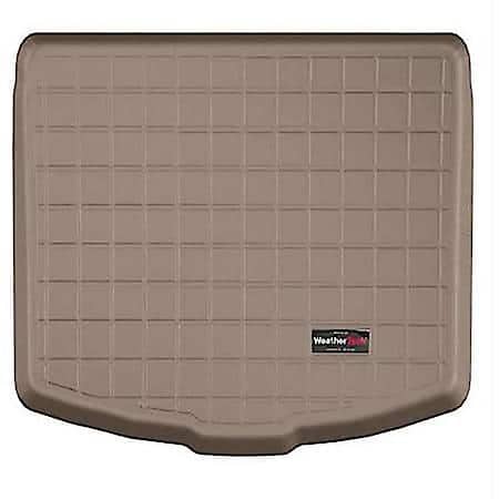 Cargo Area Liner: Raised Edges, Tan, Custom Blended TPO (Thermopolyolefin), Non-Skid