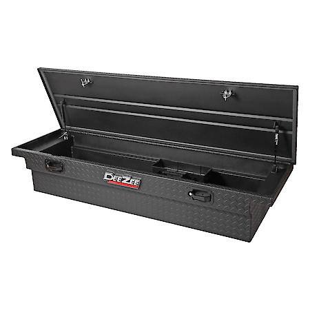Crossover Low Profile, Single Lid, Diamond Tread, Black Textured  Aluminum