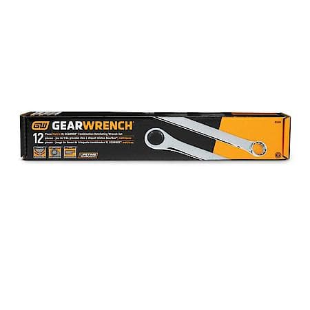 12 Piece 72-Tooth 12 Point Xl Gearbox┐ Double Box Ratcheting Metricá