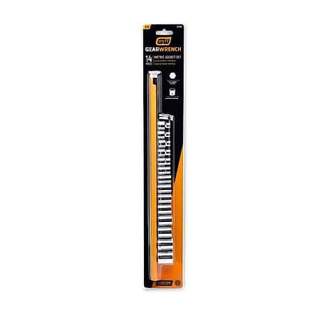 14 Piece 3/8" Drive 12 Point Standard Metric Socket Set