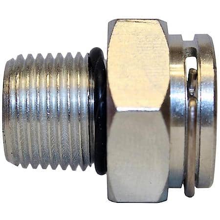Transmission Line Connector 3/8 x 3/8-18 Chevrolet 2002-1988, GMC 2002-1988