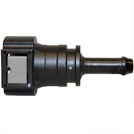 Fuel Line Quick Connect - Straight Push-On 5/16 Steel To 3/8 Nylon - 2 Per Bag