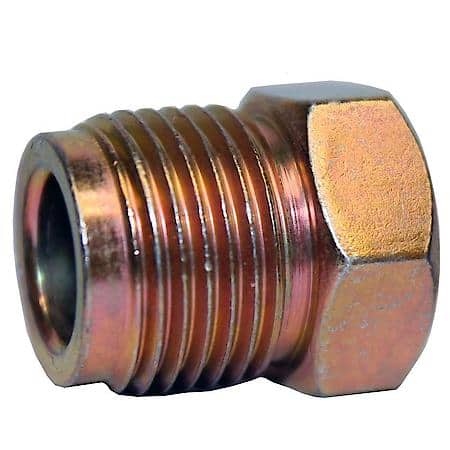 Transmission Line Tube Nut - 3/8 x M18 x 1.5 Bubble Flare - 4 per Bag