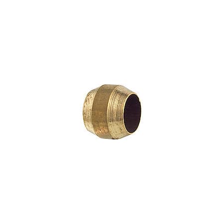 Brass Compression Sleeve, 3/16 Tube, 1/Card