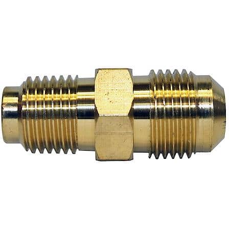 Transmission Line Connector - 3/8 x 1/4 NPT x 5/8-18 - Dodge 2003-1990