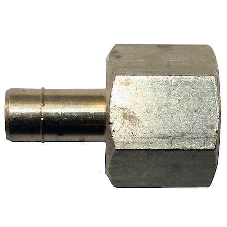 Fuel Line Adapter - 3/8 Female To 3/8 Nylon - 2 Per Bag