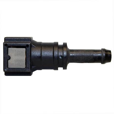 Fuel Line Quick Connect - Straight Push-On 1/4 Steel To 5/16 Nylon - 1 Per Bag