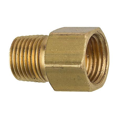 Brass Tube Nut, 3/16 Tube (3/8-24 Inverted), 1/Card