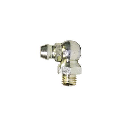 Steel 90 Degree Grease Elbow, 49/64 Length, Male (1/4-28), 1/Card