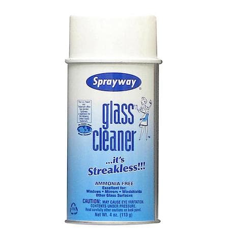Sprayway Glass Cleaner 4 oz aerosol