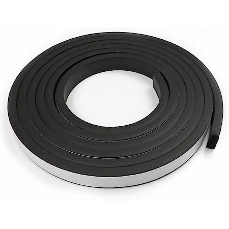 Multi Purpose Weatherstrip, 3/4 in. x 5/16 in. 20 ft, Black