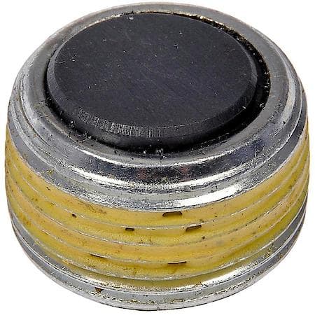Magnetic Engine Oil Drain Plug: 3/4 x 14 Thread, 0.5 " Head, 1 Pack