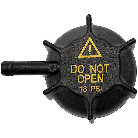 Engine Coolant Reservoir Cap: Twist, Plastic, 1 Pack