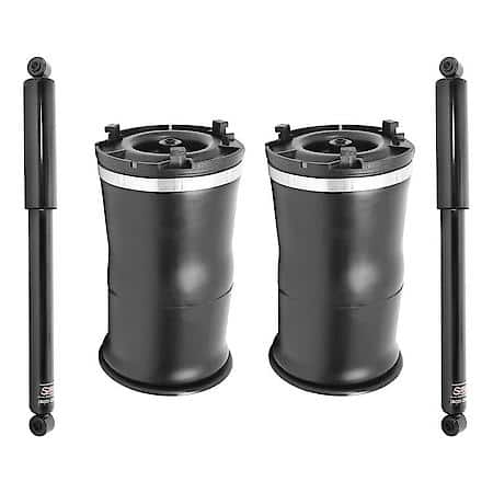 New Rear Air Ride Suspension Air Spring Bags/Gas Shocks Kit