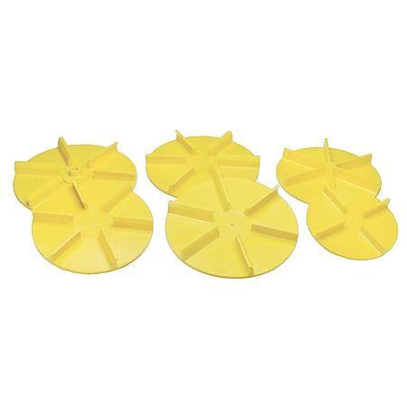 Universal Yellow Poly Replacement Spinner 24 Inch Diameter CounterClockwise
