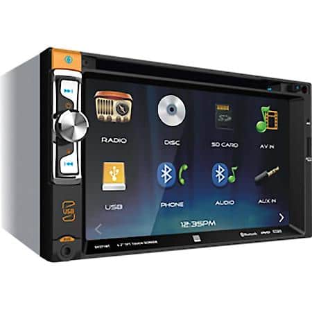 Double Din 6.2" Touch Screen Av Dvd Cd Receiver With Bluetooth, Usb