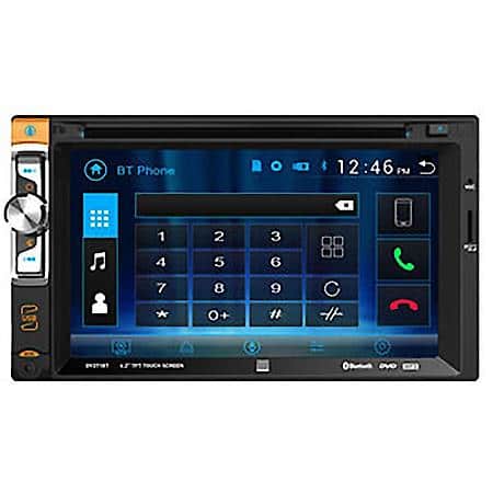 Double Din 6.2" Touch Screen Av Dvd Cd Receiver With Bluetooth, Usb