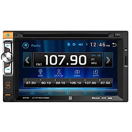 Double Din 6.2" Touch Screen Av Dvd Cd Receiver With Bluetooth, Usb
