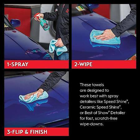 The PFM Detailing Towel: Ultra-Premium Plush Microfiber Towel, 16"x9"
