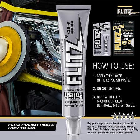 Metal, Plastic & Fiberglass Polish: Removes Tarnish, Rust & More