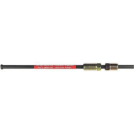 Domestic Poly-Armour PVF Steel Brake Line, 3/16 x 8