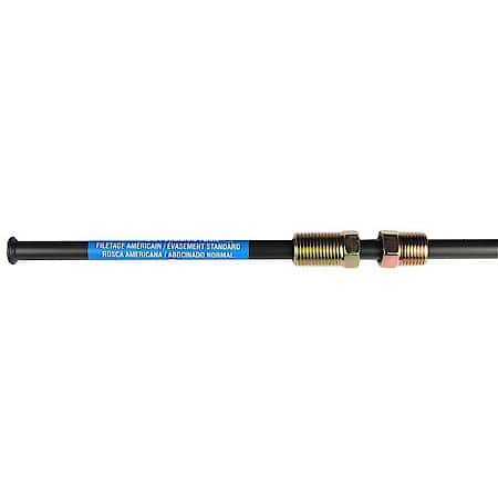 Domestic Poly-Armour PVF Steel Brake Line, 1/4 x 30