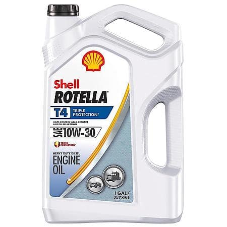 T4 Triple Protection 10W-30 Diesel Engine Oil, Enhanced Wear Protection, 1 Gallon
