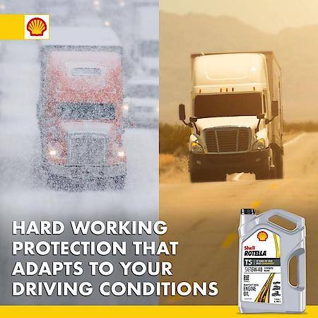 T5 15W-40 Synthetic Blend Diesel Engine Oil, Protects Against Wear, 1 Gallon