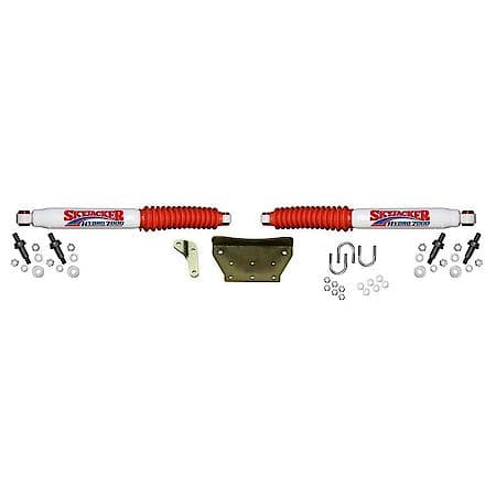 Dual Stab Kt: White W/Red Bo