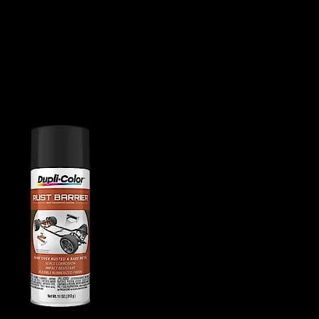 Rust Barrier Rust Preventive Aerosol, Flat, Black, 11-Oz