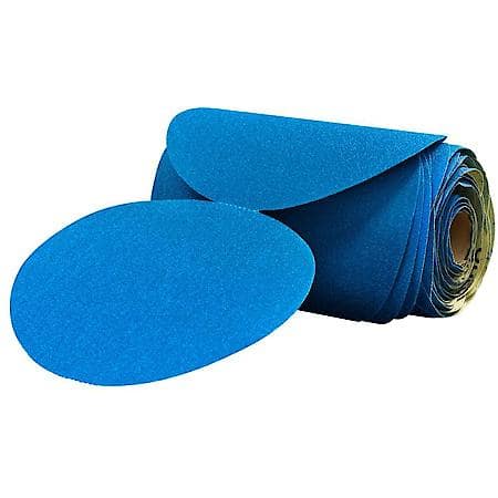 Stikit Blue Abrasive Disc Roll, 6 in, 400 (Sold by each)