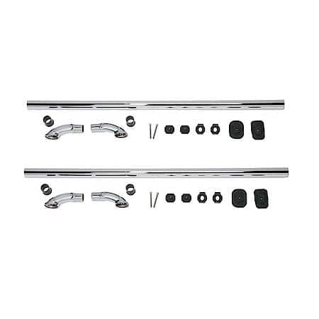 Stake Pocket Mount, Polished, Ss, With Built In Tie Downs