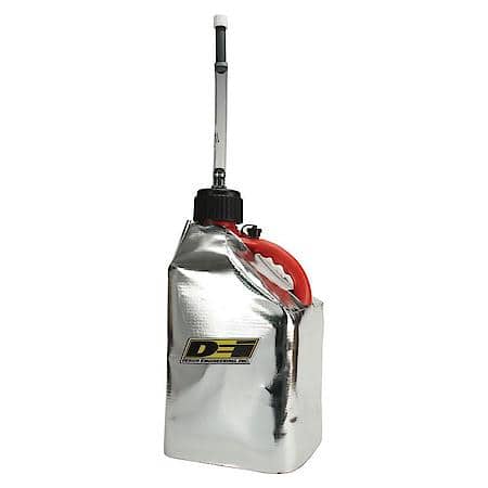 Reflective Fuel Can Cover, 5 Gallon, Square Jug, Easy On and Off, Safety Cover