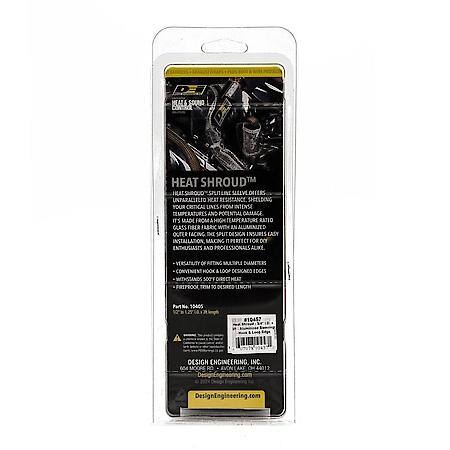 Heat Shroud, 3/4 Inches X 36 Inches, Reflects 90% Radiant Heat, Trim To Fit