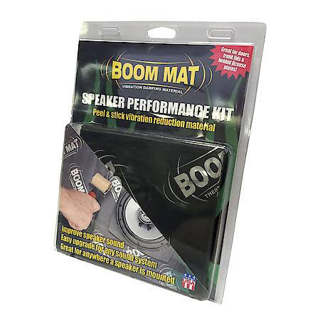 Speaker Performance Kit, Trim To Size, Peel and Stick, Four 6X12.5Inches Sheets
