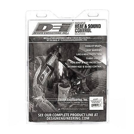 Heat Shroud, 2-2-1/2 Inches X 36 Inches, Reflects 90% Radiant Heat, Trim To Fit