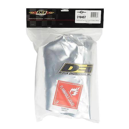 Reflective Fuel Can Cover, 5 Gallon, Round, Metal Fuel Can