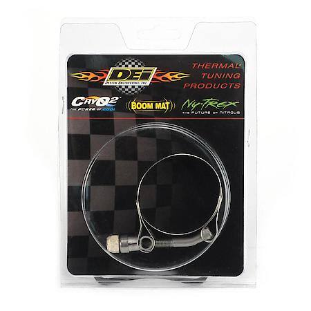 Wide Band Stainless-Steel Clamp, Adjustable From 1-7/8 Inches - 2-3/16 Inches