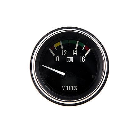 2-1/16" Heavy Duty Voltmeter, 10-16 VDC