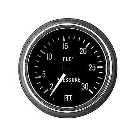 2-1/16" Deluxe Fuel Pressure Gauge, Mechanical, 2-30 PSI