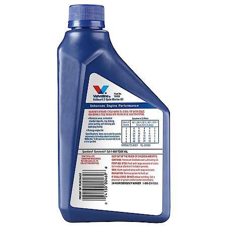 2-Cycle TC-W3 Conventional Marine Oil, Maintains Peak Performance, 16 oz.