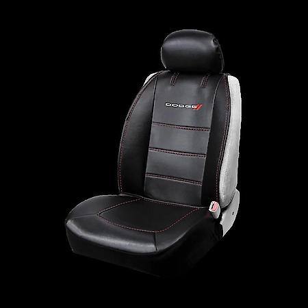 Dodge RAM Seat Cover Set: Universal Sideless Front Seat Cover, Black, 3-Piece