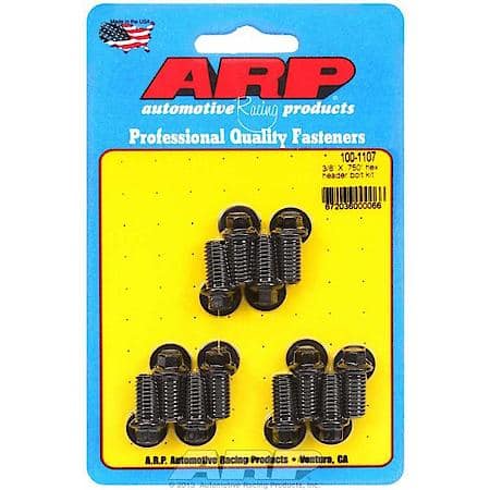 0.750" L, Hex Style Head Type, Black Oxide, Black, Chrome Moly, Set Of 12
