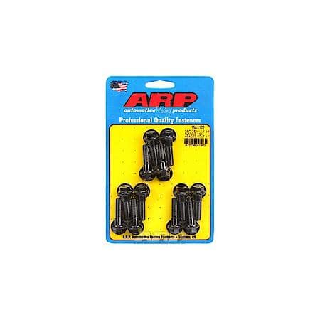 For Use With Chevy Ls V8 Engine, M8 Thread Size, Hex Head, Black Oxide, Set Of 12