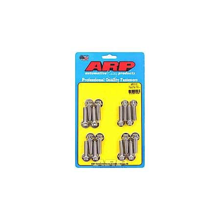 For Use With Chevy 396/ 454 Cubic", 12 Point Head Type, Polished, With Washers