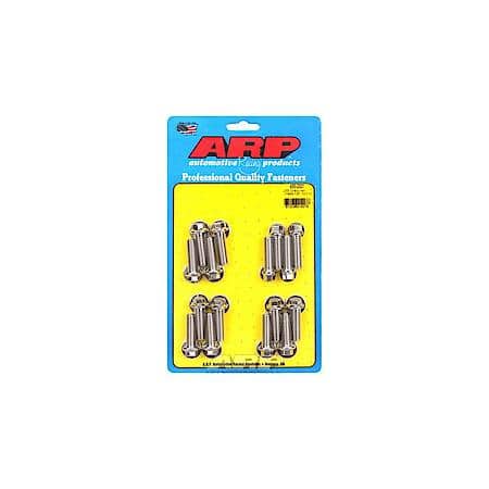For Use With Chevy 396/ 454 Cubic Inch, Hex Head, Polished, Ss, With Washers